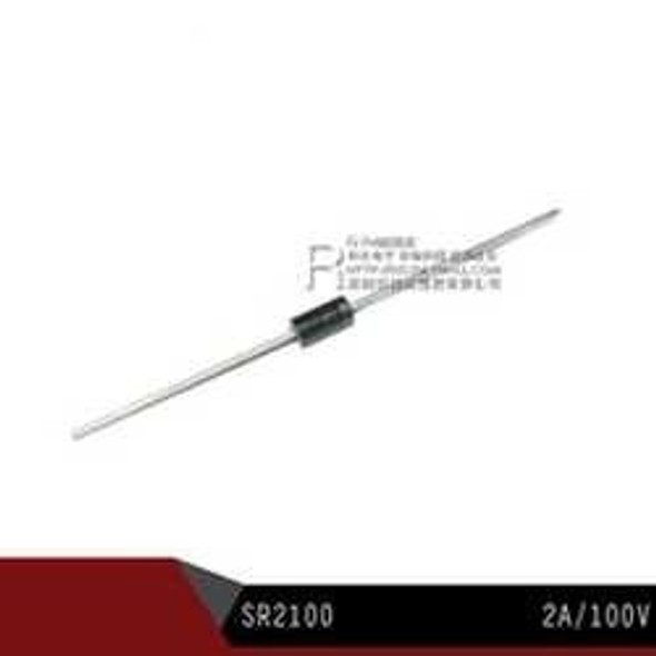 5x Sr2100 Sb2100 100v 2a Diodo Schottky Do-15 1