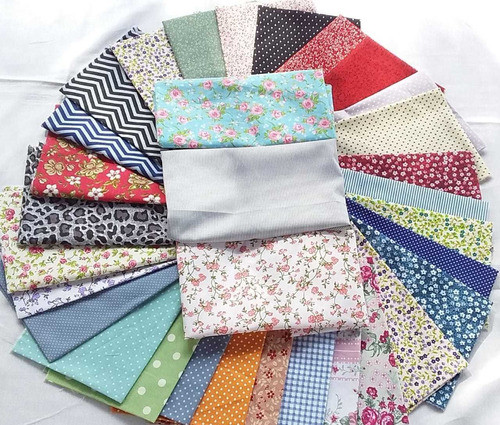 300 Retalhos De Tricoline Tricoline 1