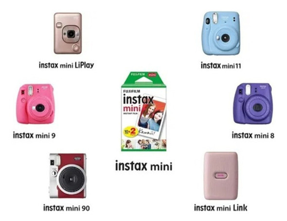 Filme Instantâneo Câmera Instax Mini 8-9-11 Kit Com 20 Fotos 1