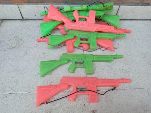 10 Escopetas De Plastico Inflado De Los `80s. Con Sonido 0