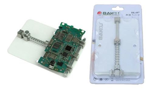 Soporte Para Placa Soldar Reparación Pin Micrófono Baku 1