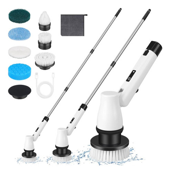 Fregadora Giratoria Eléctrica-2023 Nueva Fregadora De Ducha 0