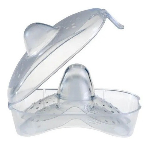 Protetor Seio Transparentes Silicone C/ Estojo - Kuka 1 Unid 1