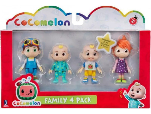Cocomelon Set 4 Muñecos La Familia Int Cmw0169 Srj 0