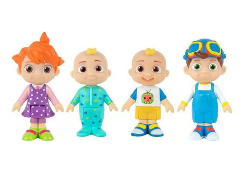 Cocomelon Set 4 Muñecos La Familia Int Cmw0169 Srj 1