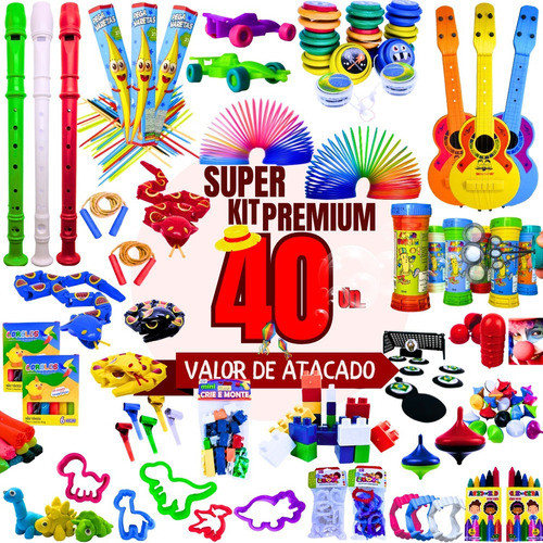 Kit 40 Prenda Festa Junina Brinquedos Doação Brinde Crianças 0