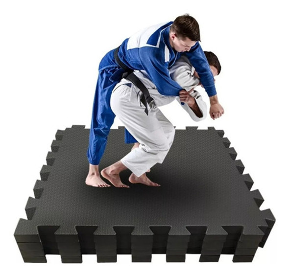 Tatames Tapete Eva Luta Jiu-jitsu Tatame 1x1 20mm Bicolor 0