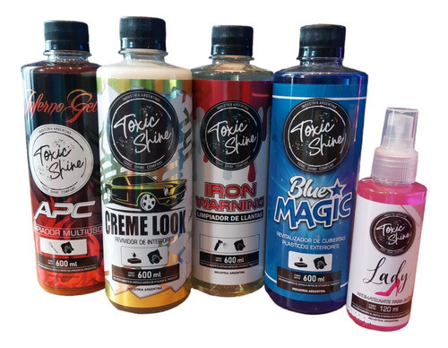 Toxic Shine Combo Interior Y Exterior  Para Autos 0