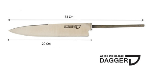 Juego De Trinchar Para Encabar En Inox Con Hoja 20 Cm 1