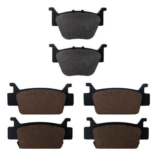 Conjunto Completo De Pastilhas De Freio Honda Trx680 Fa Fga 0