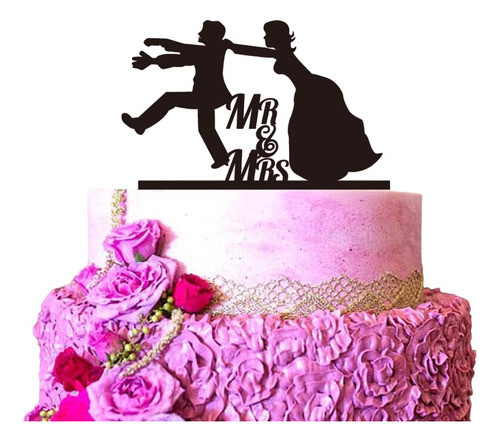 Cake Topper Adorno Torta - Boda Escape - Perzonalizado 0