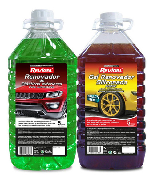 Renovador Plasticos Exteriores Y Gel Renovador Revigal 0