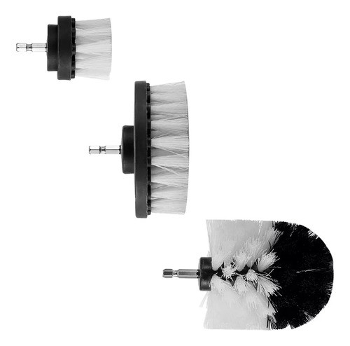 Kit Limpieza De Tapizados Taladro Percutor + Cepillos X3 Uni 1