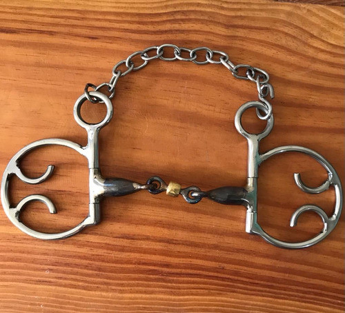 Freio Espanhol Resistente Em Inox Para Cavalos Envio Rápido! 0