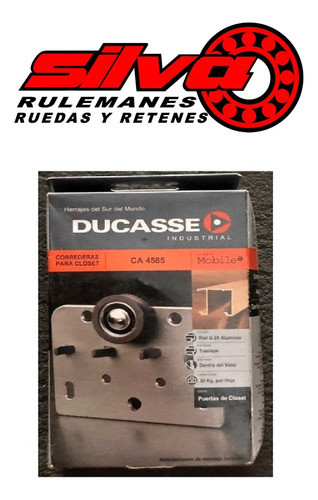 Ruedas Puertas Corredizas Para Placar  Ducasse Ca 4585 1