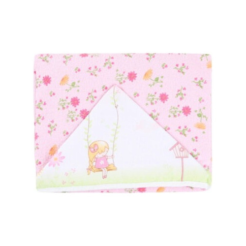 Toalla De Baño Bebe Forrada Con Capucha Niña 0