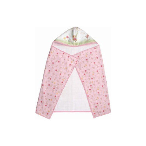 Toalla De Baño Bebe Forrada Con Capucha Niña 1