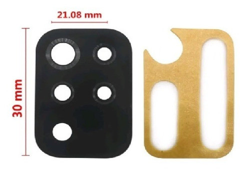 Vidrio Lente De Camara Trasera Para LG K42 Con Adhesivo 0