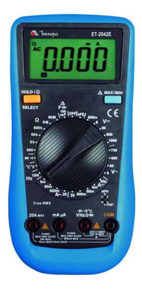 Multímetro Tester Digital Minipa Et-2042e 0