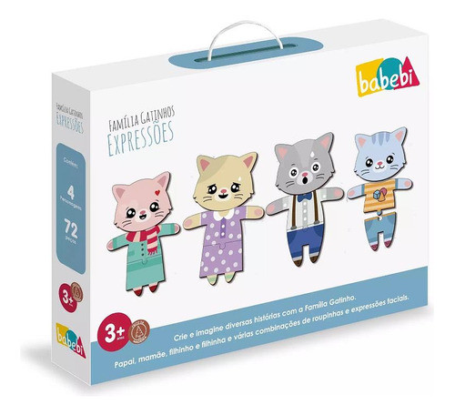 Família Gatinhos Expressões - Babebi 0