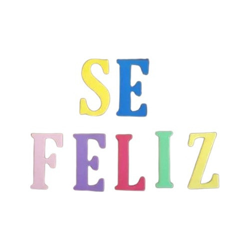 Letras De 5 Cm Alto Figura Troquelada Cartulina 0