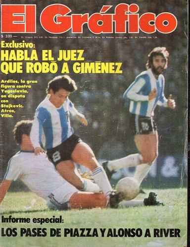 Revista El Grafico 3013 Argentina Antes Mundial Julio 5 1977 0