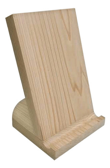 Porta Apoya Celular De Madera Terminacion Premium 0