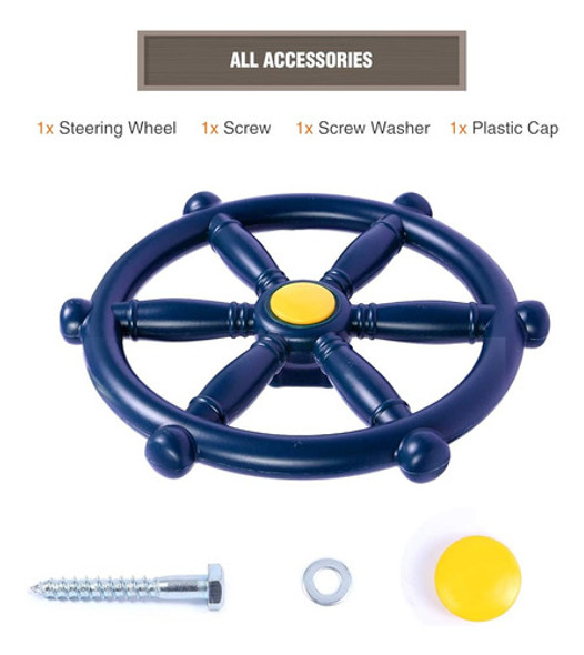 Redswing Pirate Ship Wheel 2.0, Accesorios Del Volante Swing 1