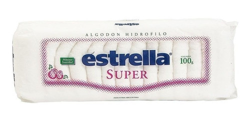 Estrella Algodón Super Máxima Suavidad X 100 Grs 0