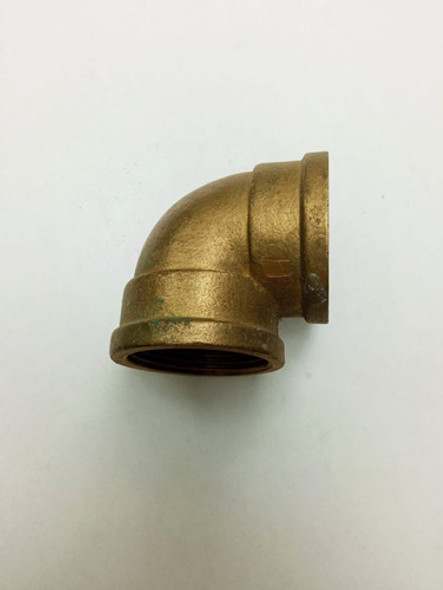 Codo 90° Bronce Roscado Hembra Hembra 1.1/2 Pulgada Ø ( Hh ) 1
