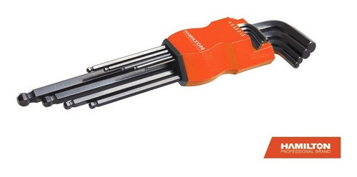 Juego Llaves Allen Extra Largas Hamilton 9 Pz Pulgadas Lh40 1