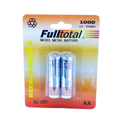2 Pilas Aa Recargables 1000 Mah Ni.mh Mouse Teclado Control 0