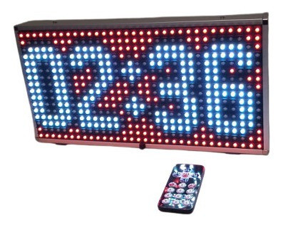 Reloj Digital Led De Pared - Control Remoto 0