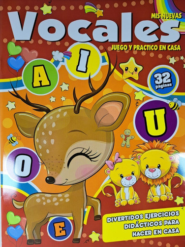 Mis Nuevas Vocales Juego Y Practico En Casa Libro Infantil 0