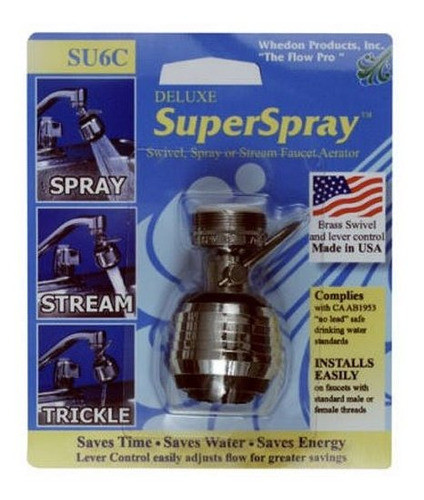 Productos Whedon Su6 C Deluxe Super Spray Y Stream Aireador 0