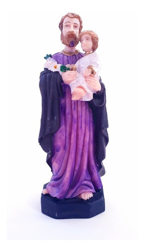 San José Imagen Irrompible Caucho Pvc + Velas 1