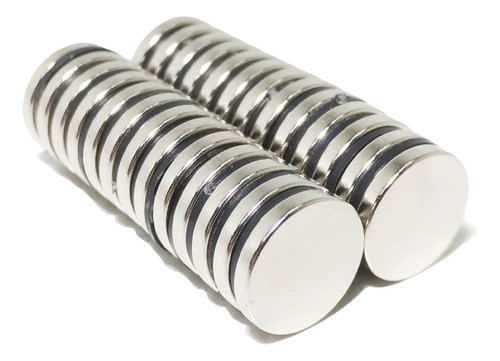 Ima De Neodímio 12,5mm X 2mm , 50 Peças, Imã Super Forte 0