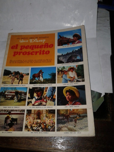 El Pequeño Proscripto Walt Disney Estampas Figurita Cromo 0