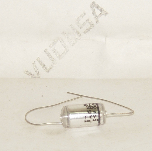 Capacitor Axial 1000 Pf X 1000v Styroflex Sic Mallory Lote 5 Unidades 0
