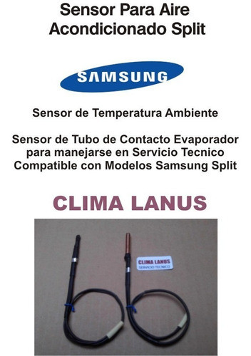 Sensor De Temperatura Aire Acondicionado Split Samsung 2uni 0