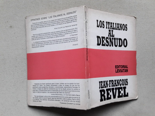 Los Italianos Al Desnudo - Jean Francois Revel Edit Leviatan 0