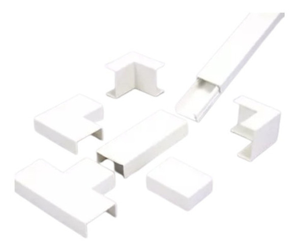 Pack X10 Accesorio Esquinero Cablecanal 18x21 Blanco Zoloda 1