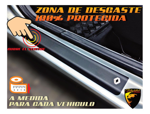 Protector Cubre Zócalos Alta Densidad Ford Ka 2ptas 1