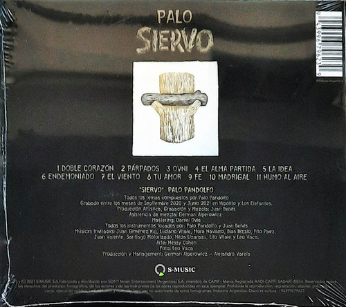 Palo Pandolfo - Siervo - Cd Nuevo 1