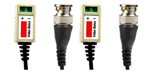 Video Balun Evus C-067 1 Canal Mini Cctv Bnc Para Hdcvi Cftv 1