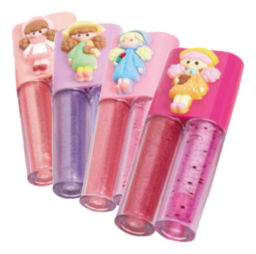 12 Gloss Labial Double Touch Lg40516 Febella Atacado 1