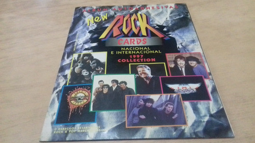 Album De Figuritas Autoadhesivas New Rock Cards - Completo 0