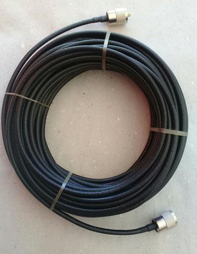 Rg58 X  25 Metros Con Conectores Pl259 1
