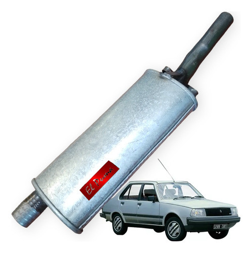 Silenciador Trasero Renault 18 Gtl  Junior  1400 (84-88) 0
