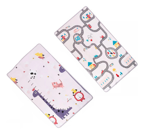 Alfombra Antigolpes Bebe Reversible Rainbow 200x180x1cm Coro 0
